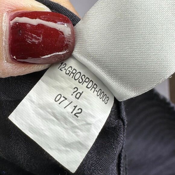 Dockers Mens XXL Black Shirt Size 18/18.5 34/35 Long Sleeve Button Up - Picture 12 of 14